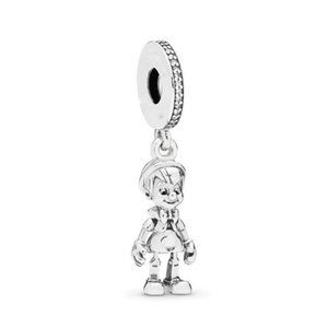 S925 Sterling Silver Pinocchio Dangle Charm